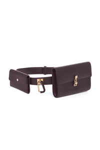 Tool Belt en bordeaux nappa blossom