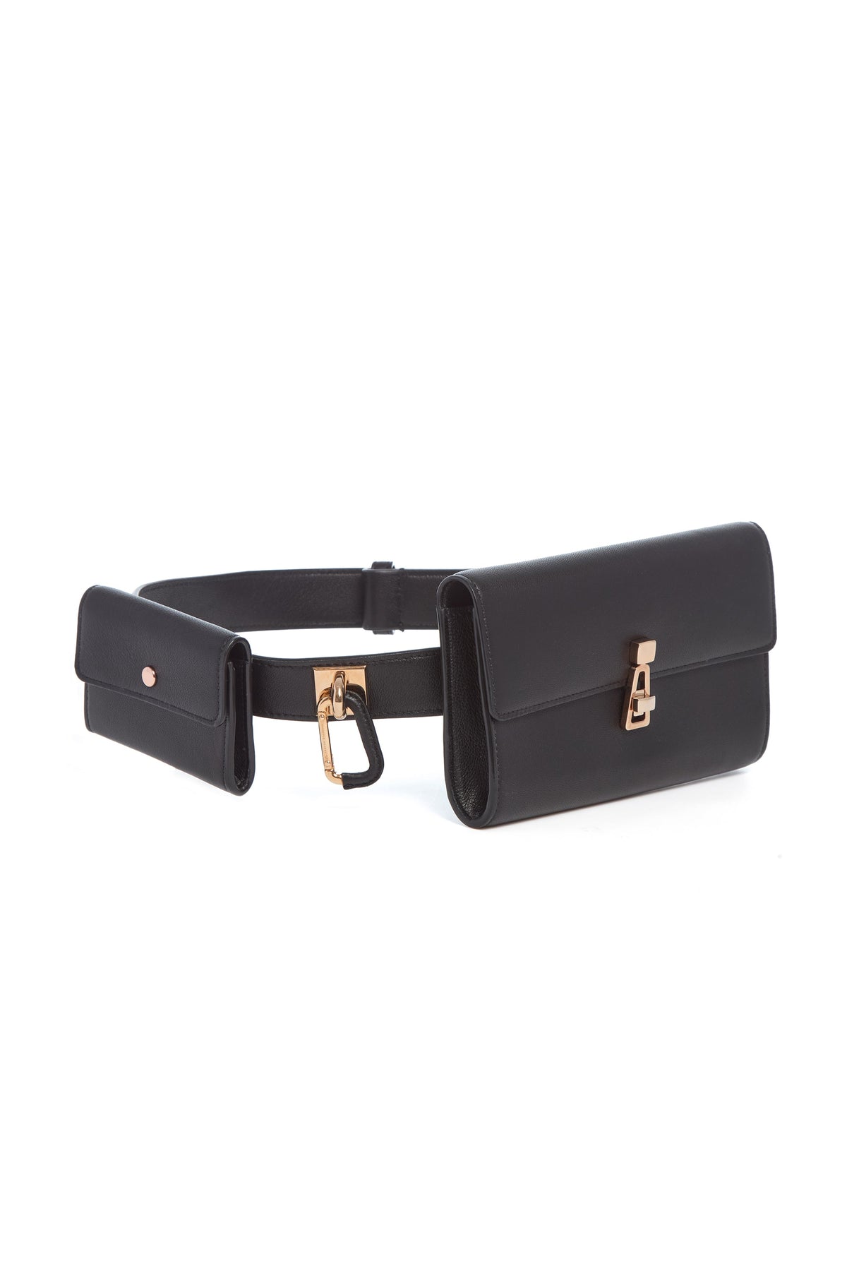 Tool Belt en noir nappa blossom