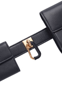 Tool Belt en bleu marine nappa blossom