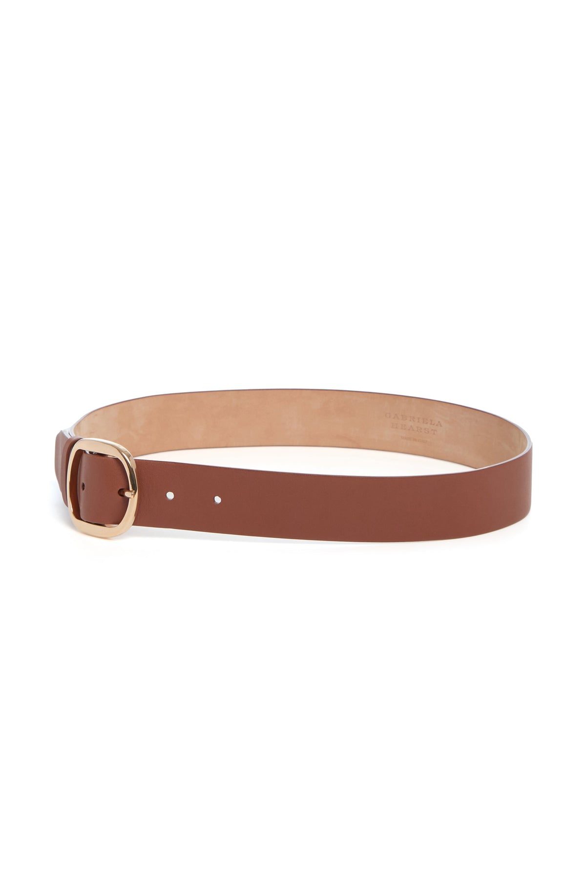Elster Buckle Belt en sable foncé daim cachemire