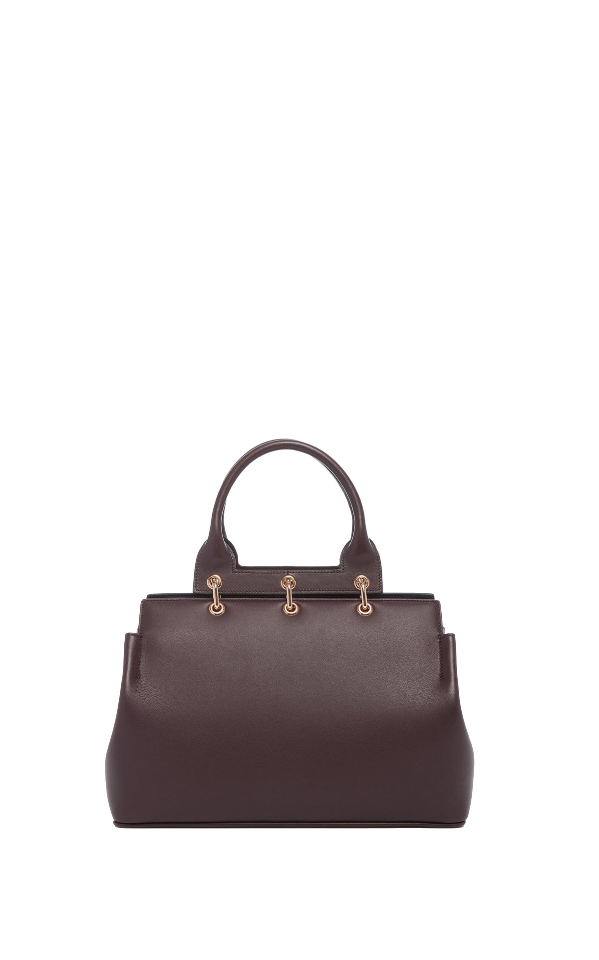 Amethyst Leather Bag - Bordeaux