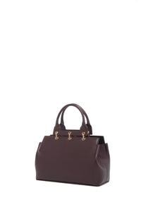 Bordeaux / Sac Amethyst en cuir - Bordeaux