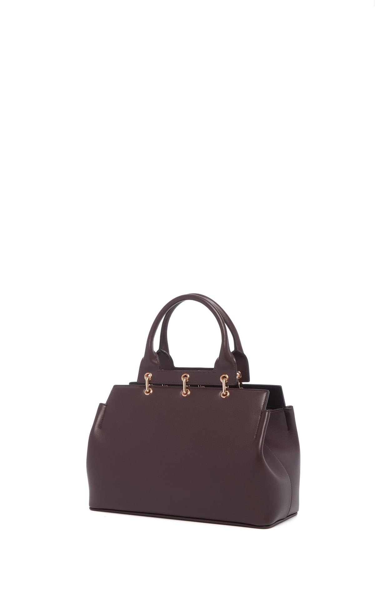 Bordeaux / Sac Amethyst en cuir - Bordeaux