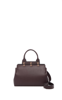 Bordeaux / Sac Amethyst en cuir - Bordeaux