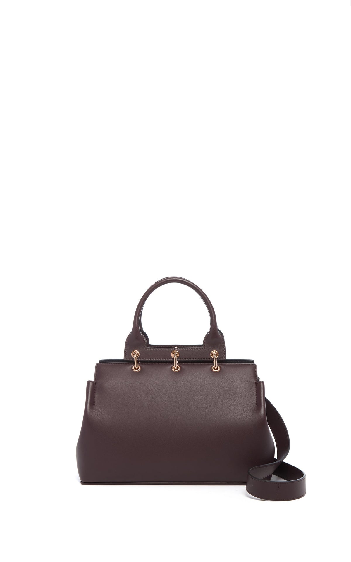 Bordeaux / Sac Amethyst en cuir - Bordeaux