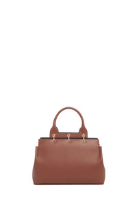 Cognac / Sac Amethyst en cuir - Cognac