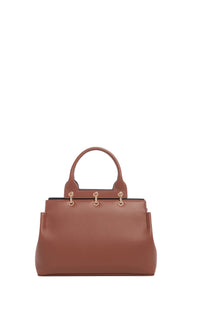 Amethyst Leather Bag - Cognac