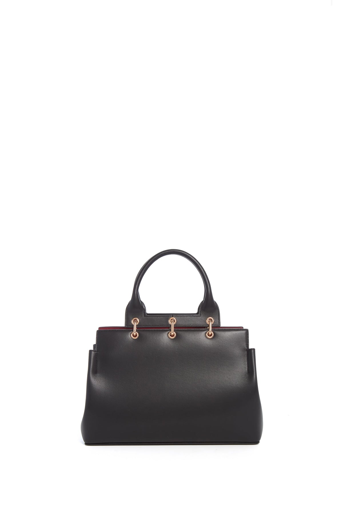 Amethyst Tote - Small (Ca en noir nappa blossom