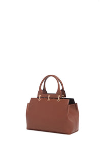 Amethyst Tote - Small (Ca en cognac nappa blossom