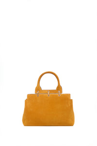 Amethyst Tote - Small (Su en bouleau doré daim cachemire