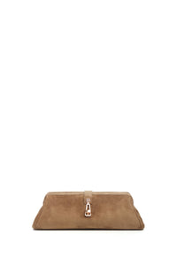 Paola Clutch en bordeaux nappa blossom