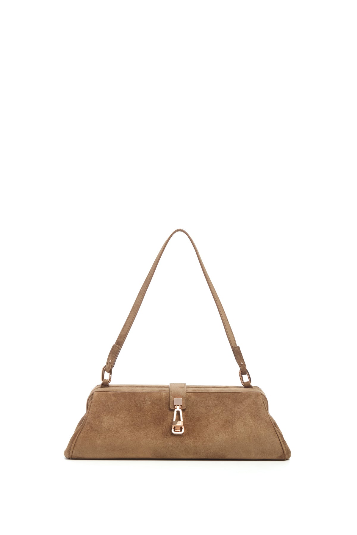 Paola Clutch en bordeaux nappa blossom