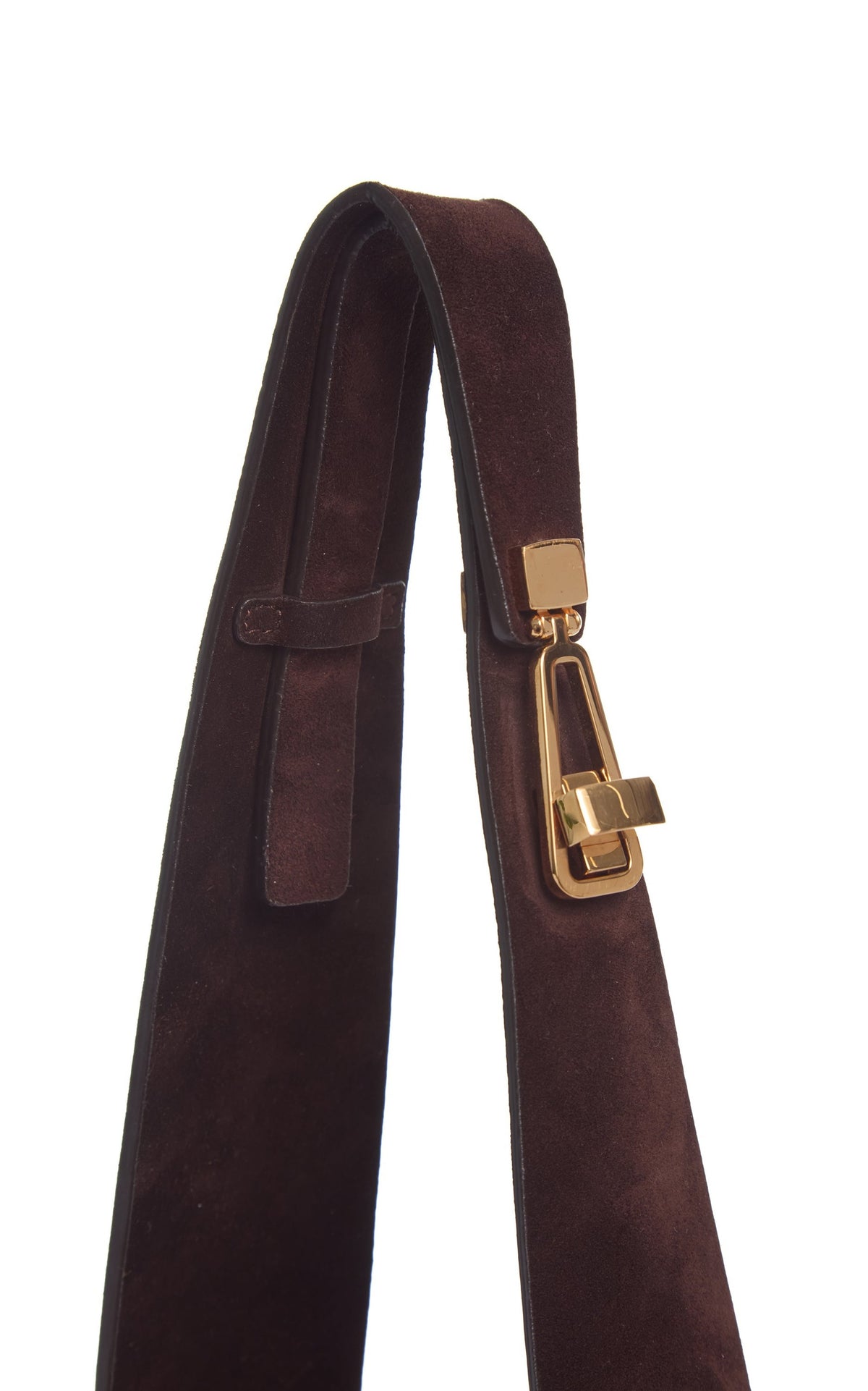 Dark Brown / Sac Hobo en cuir - Dark Brown