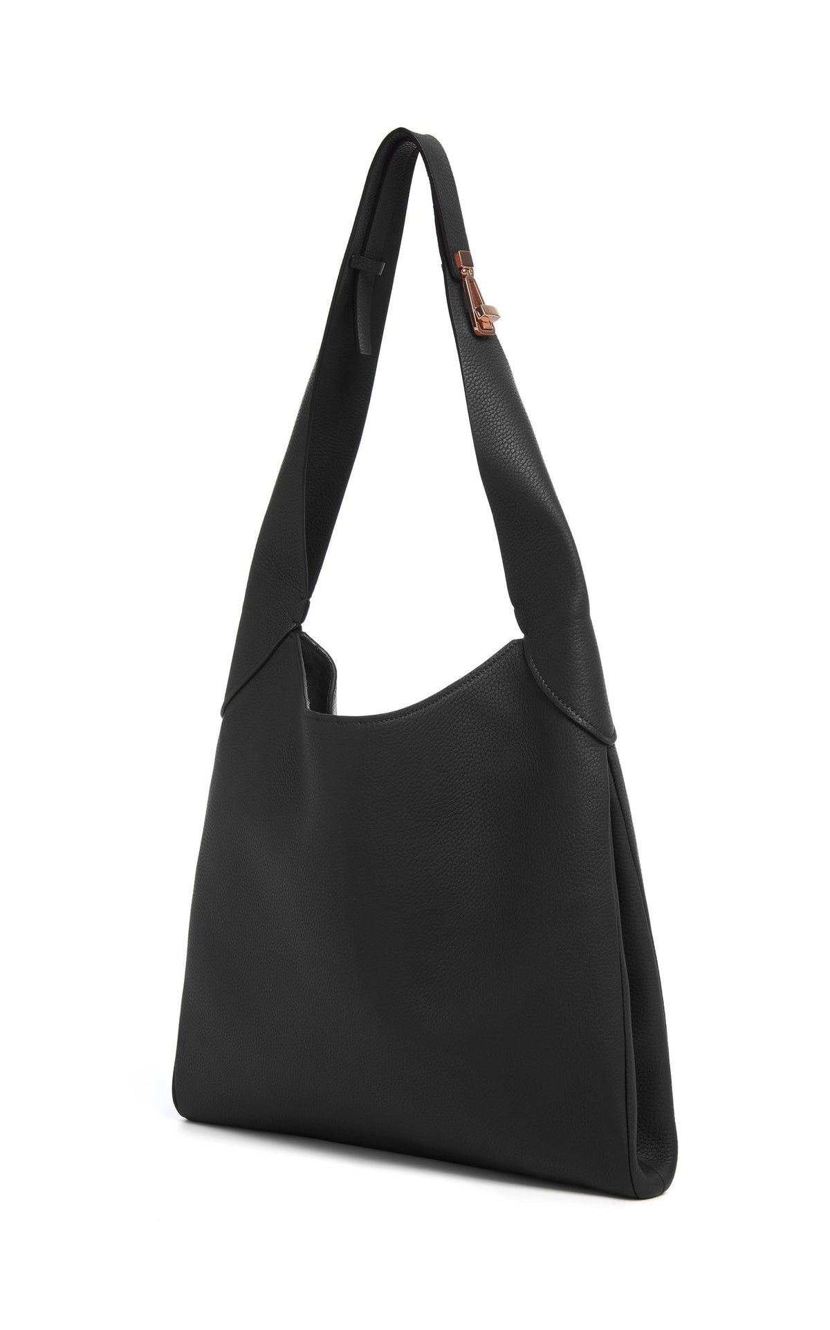 Black / Sac Hobo en cuir - Black