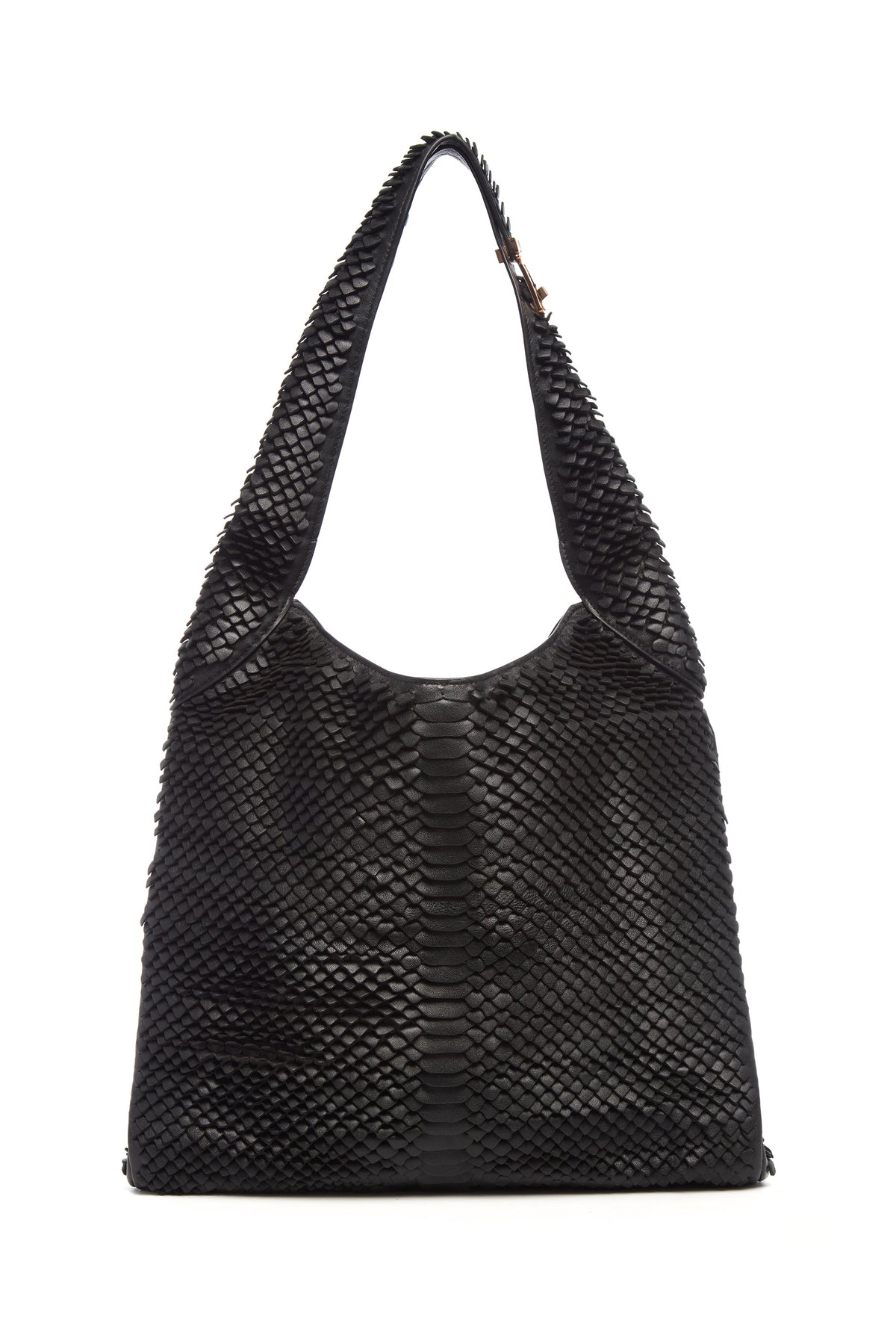 Black / Sac Hobo en cuir - Black