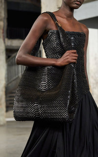 Black / Sac Hobo en cuir - Black