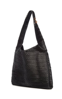 Black / Sac Hobo en cuir - Black