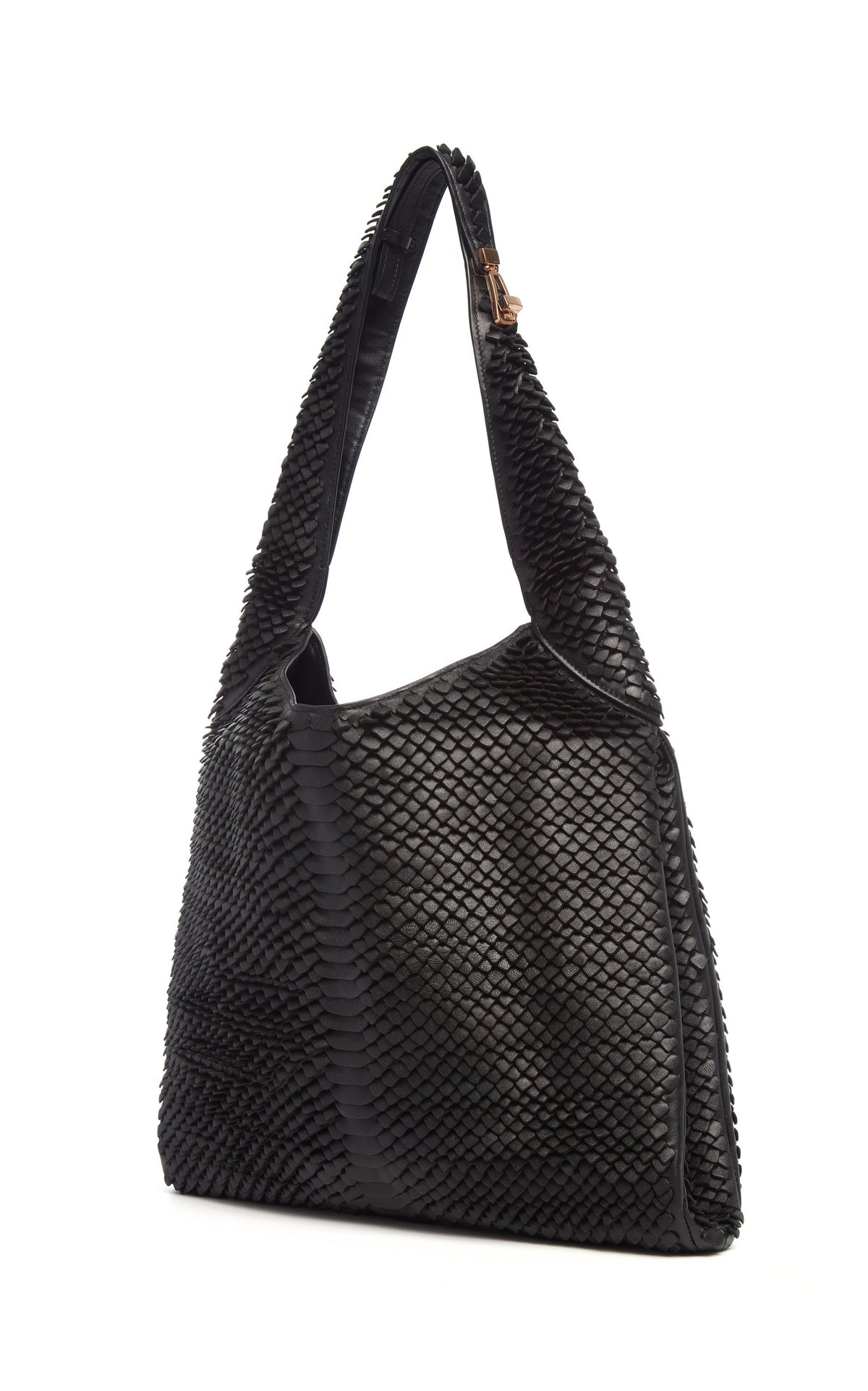 Black / Sac Hobo en cuir - Black