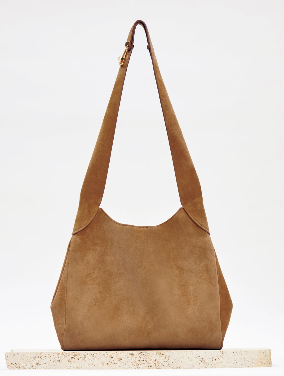 Hobo - Large en brun foncé daim cachemire