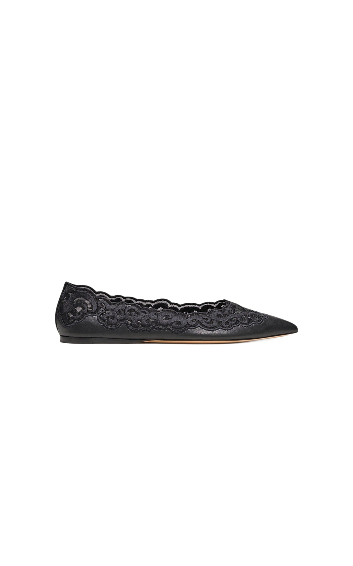 Black / Ballerines Ziva en cuir - Black