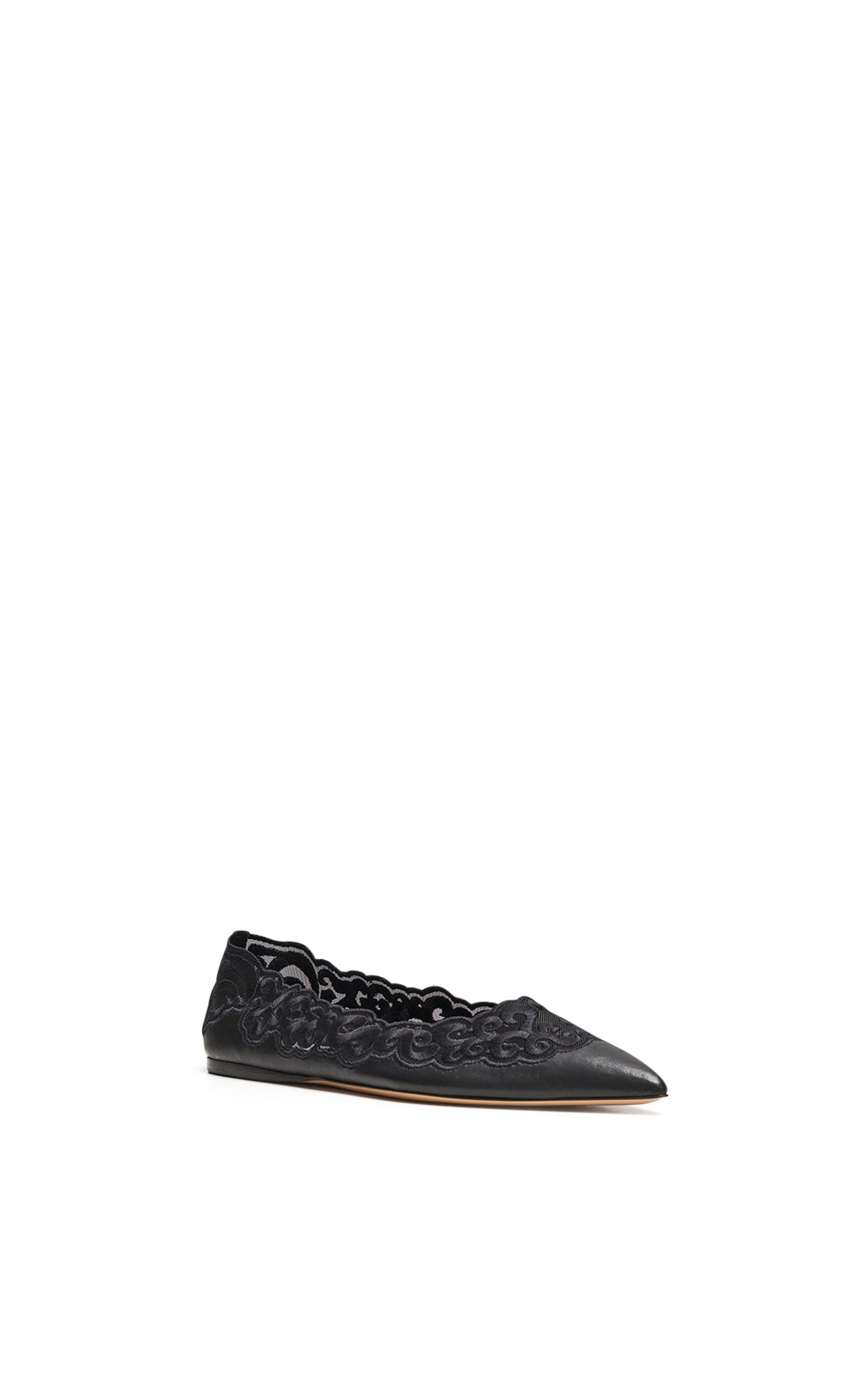 Black / Ballerines Ziva en cuir - Black