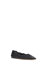Black / Ballerines Ziva en cuir - Black