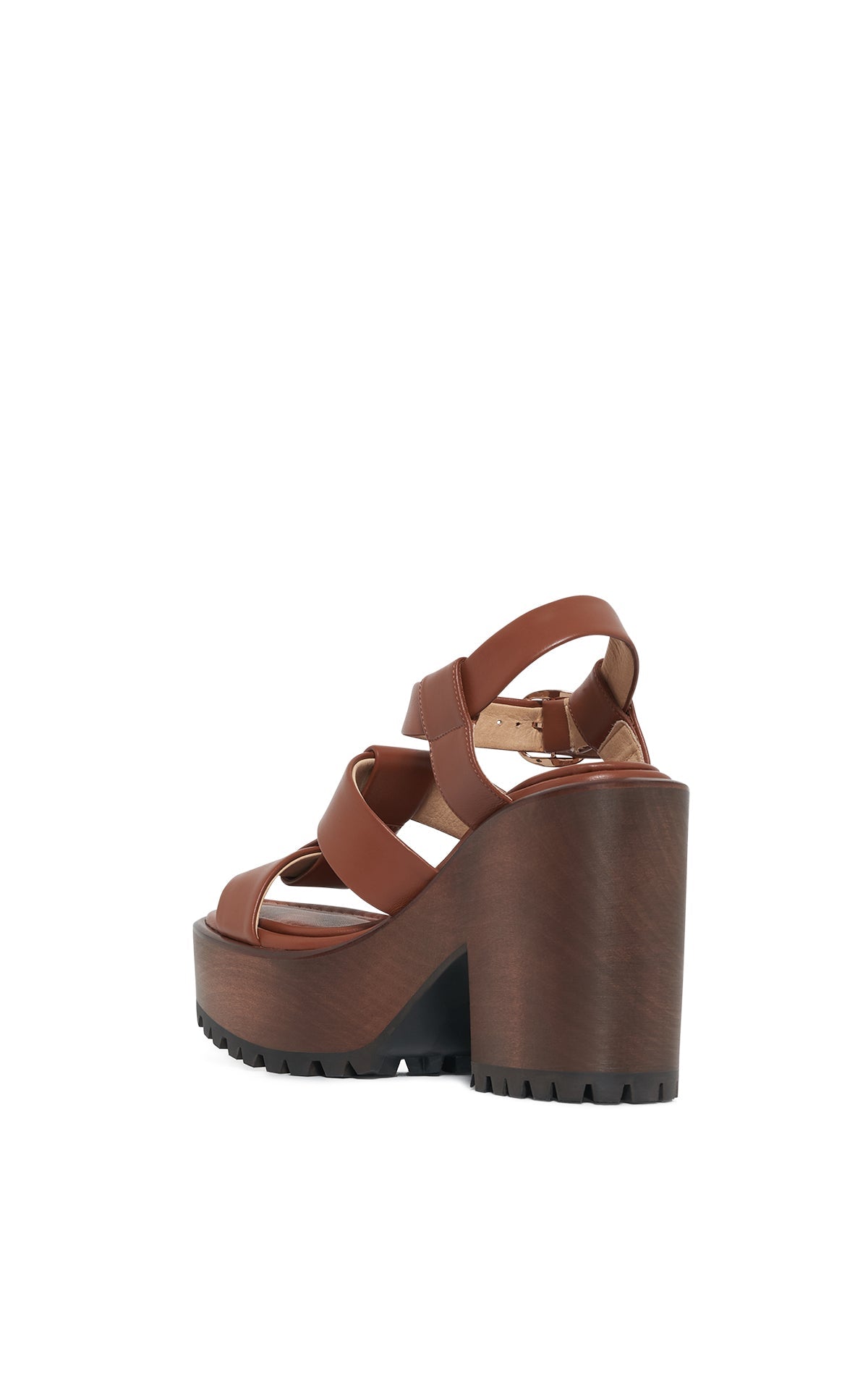 Hera Sandal en cognac calf