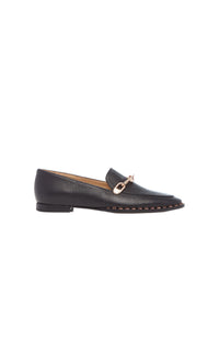 Black / Mocassins Larisa en cuir - Black