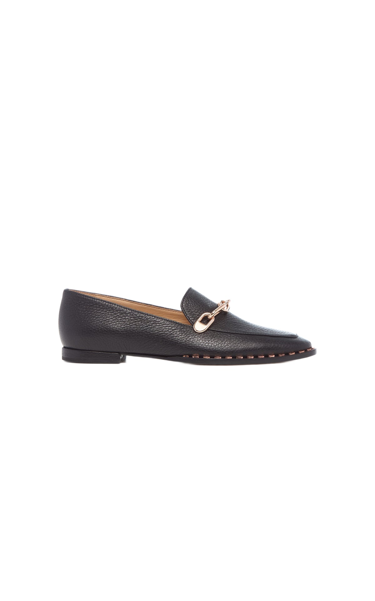 Black / Mocassins Larisa en cuir - Black