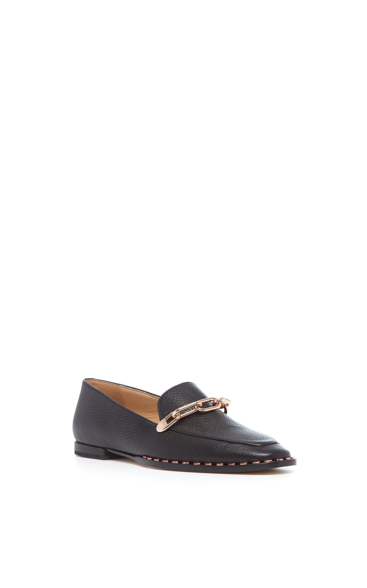 Black / Mocassins Larisa en cuir - Black