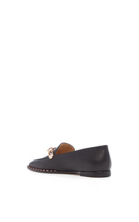 Black / Mocassins Larisa en cuir - Black