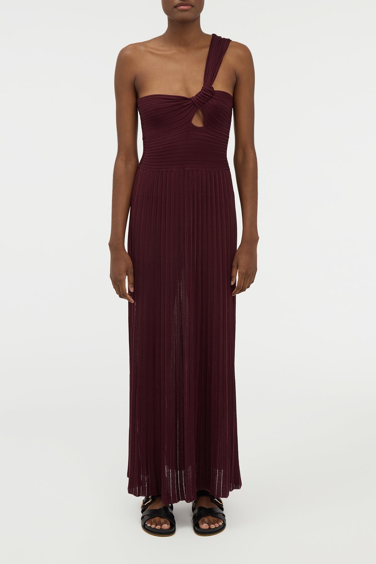 Altura Dress en bordeaux trama 2/90