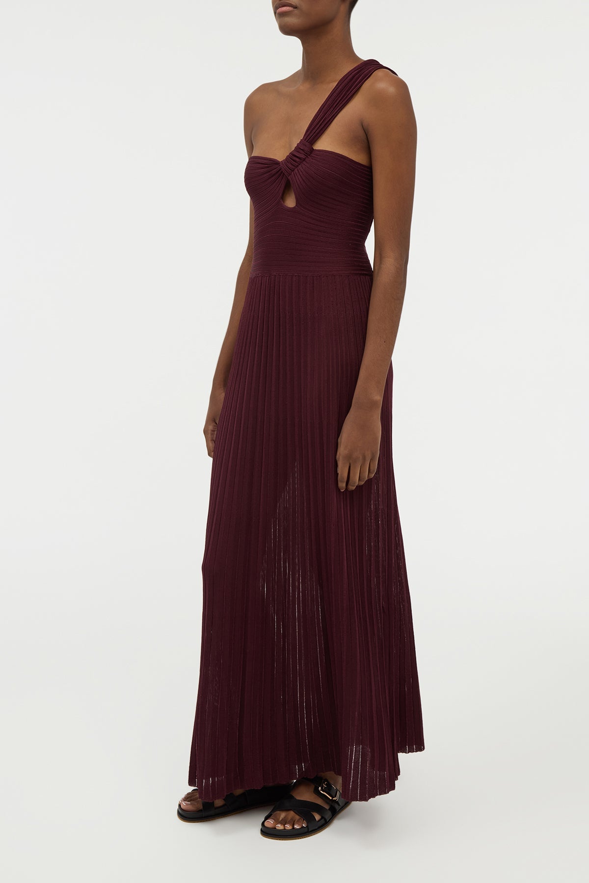 Altura Dress en bordeaux trama 2/90
