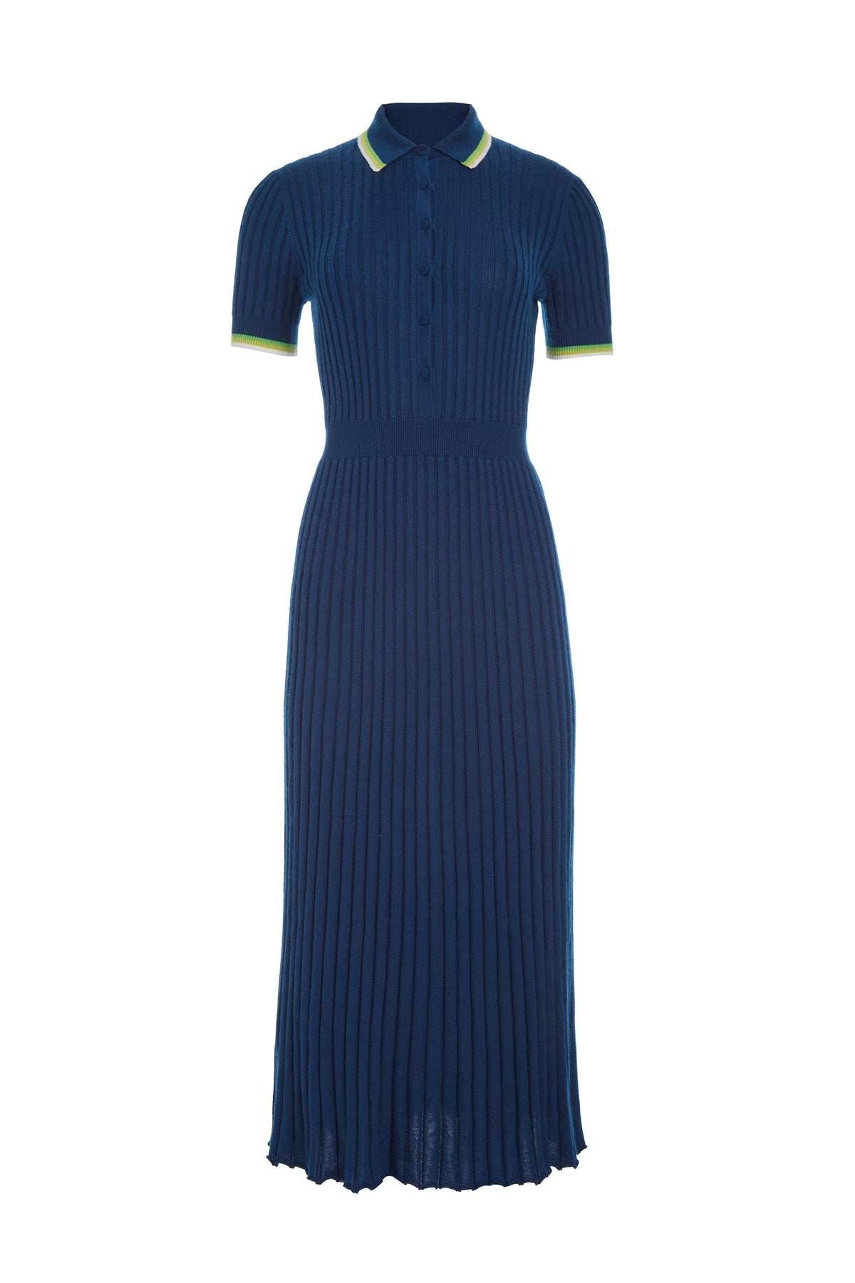 Eyot Dress en denim délavé jaipur cachemire soie fil
