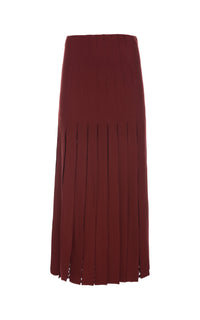 Burnt Sienna / Jupe Debutante en laine - Burnt Sienna