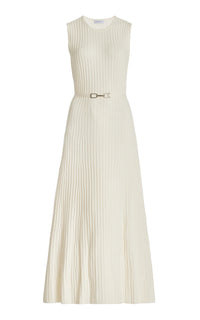 Ivory / Robe Meier cachemire et soie - Ivory
