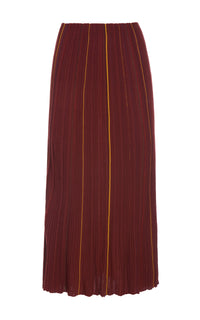 Burnt Sienna / Jupe Celeano en laine - Burnt Sienna