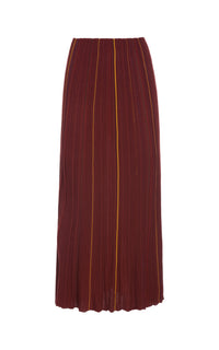 Burnt Sienna / Jupe Celeano en laine - Burnt Sienna