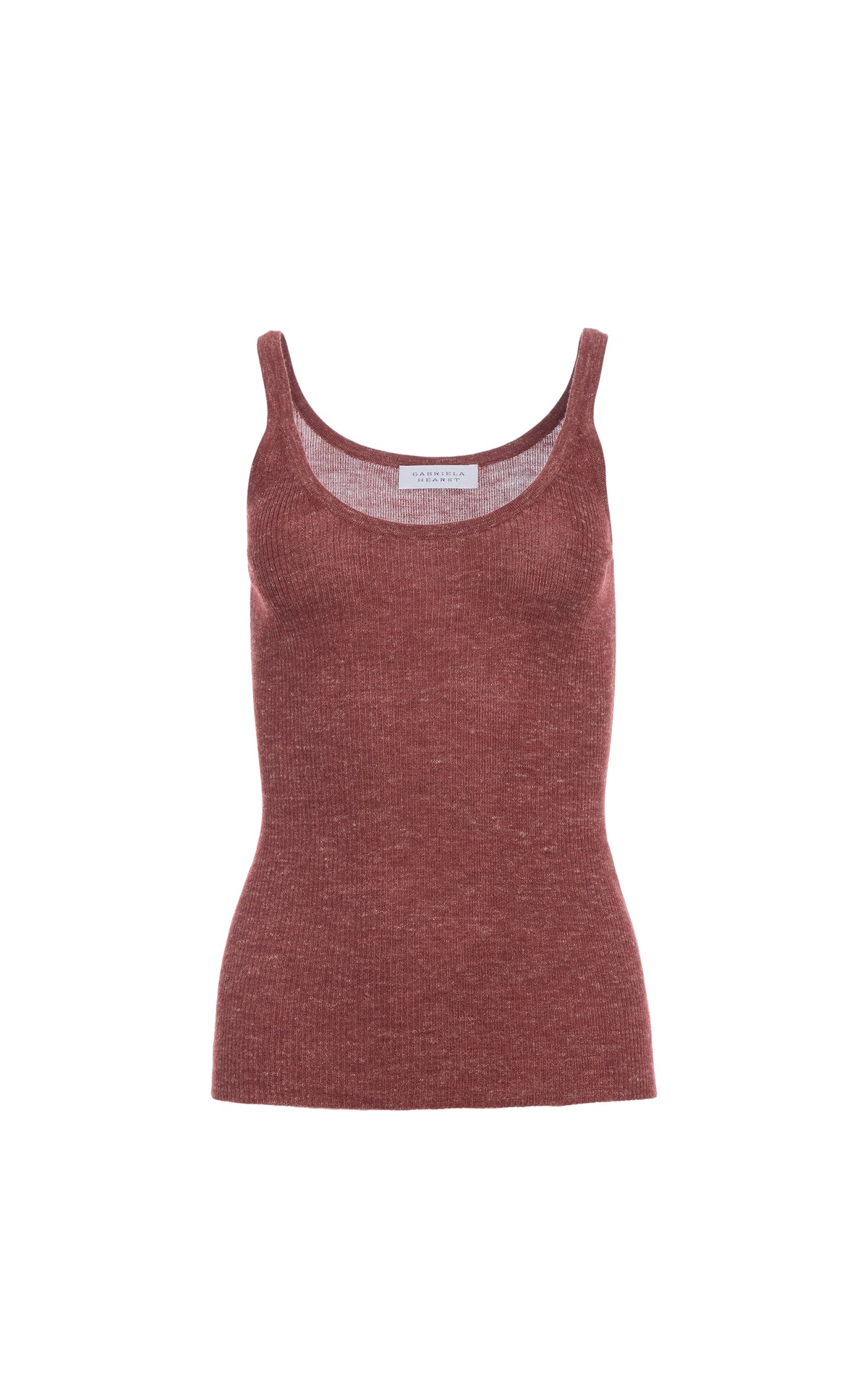 Cinxia Cashmere and Silk Tank Top - Burnt Sienna