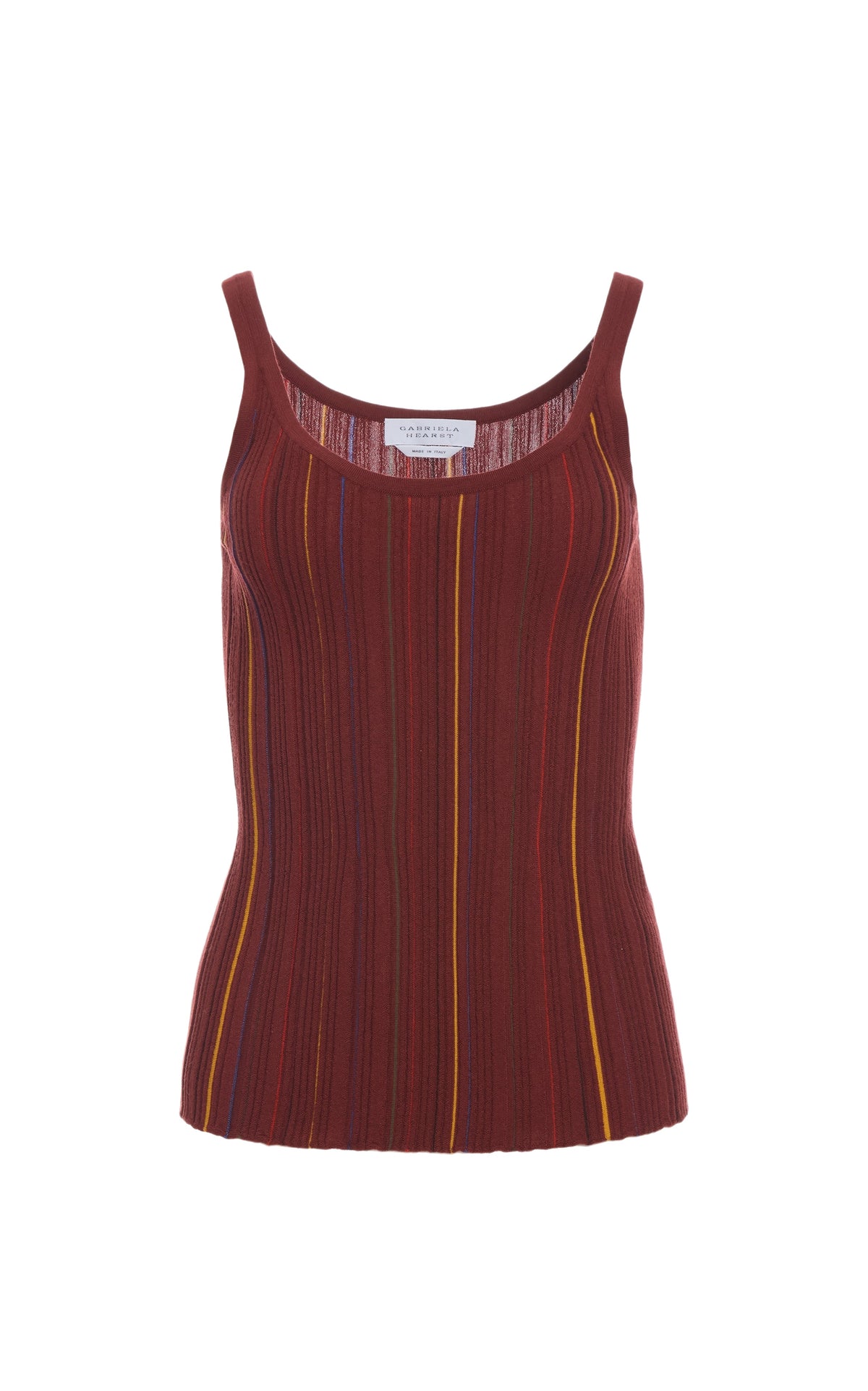 Burnt Sienna / Débardeur Yara en laine - Burnt Sienna