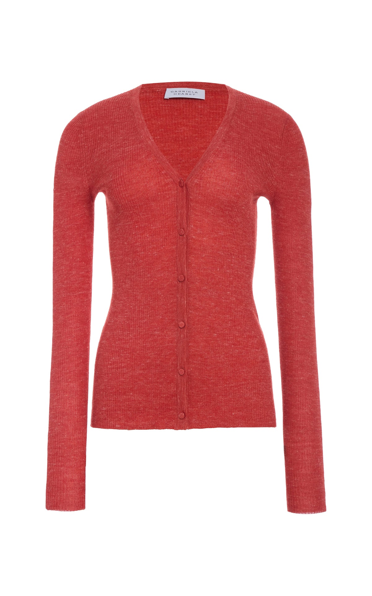 Antelope Orange / Cardigan Aiste cachemire et soie - Antelope Orange