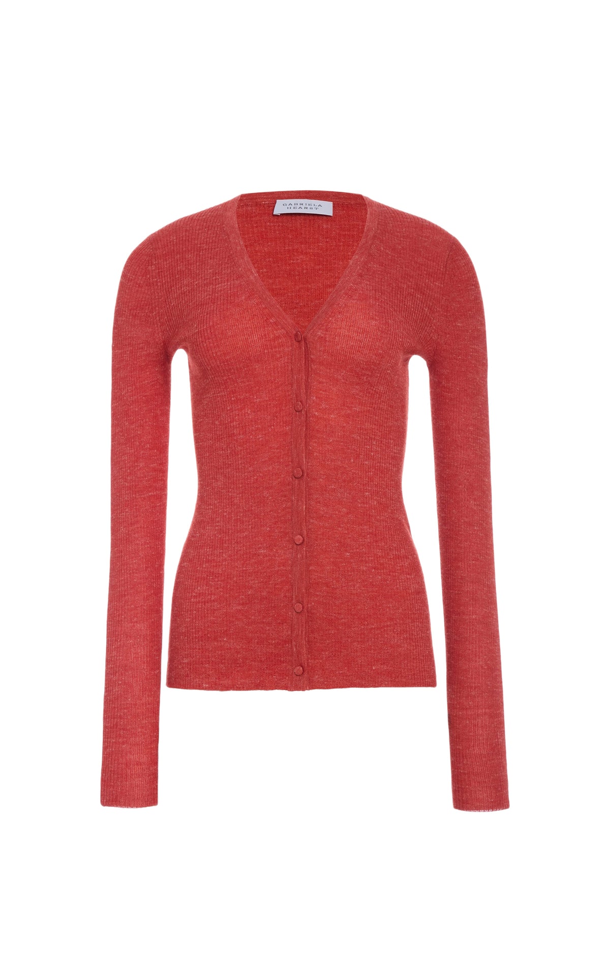 Antelope Orange / Cardigan Aiste en cachemire et soie - Antelope Orange