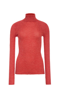Antelope Orange / Sweat Aldona cachemire et soie - Antelope Orange