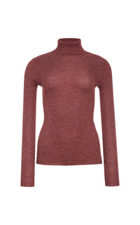 Burnt Sienna / Pull Aldona cachemire et soie - Burnt Sienna