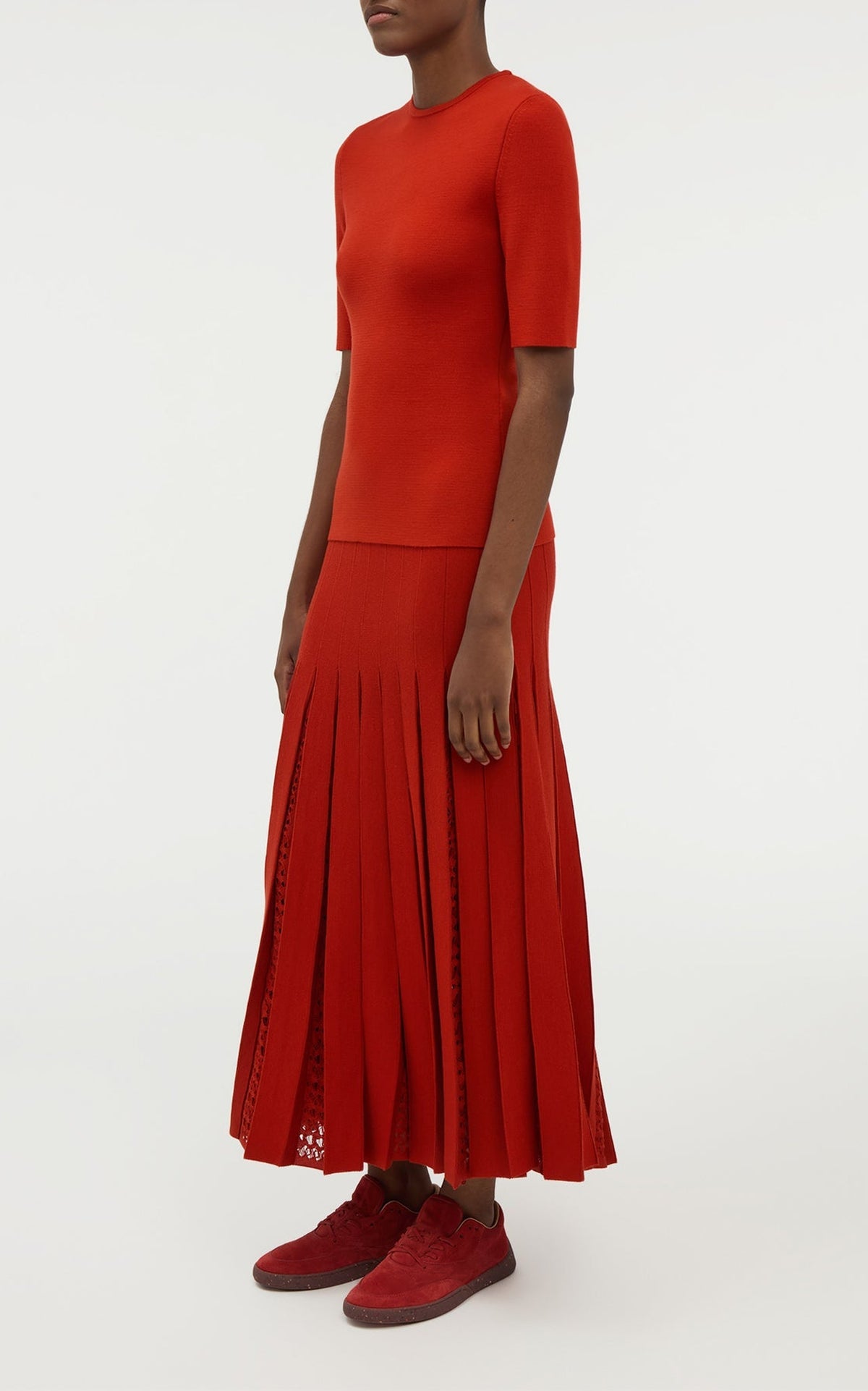 Antelope Orange / Top Andrius en laine - Antelope Orange