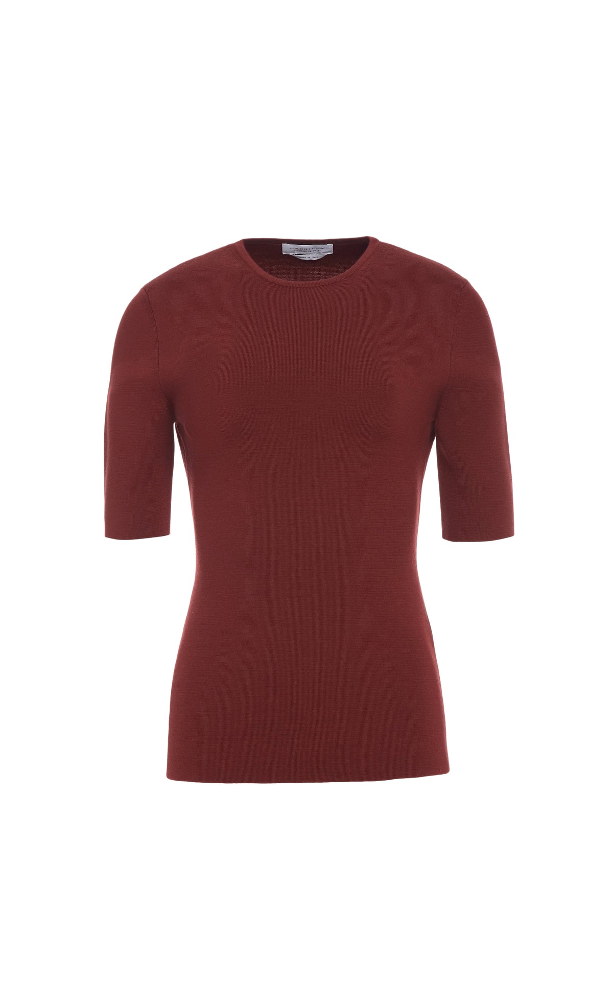Andrius wool top - Burnt Sienna