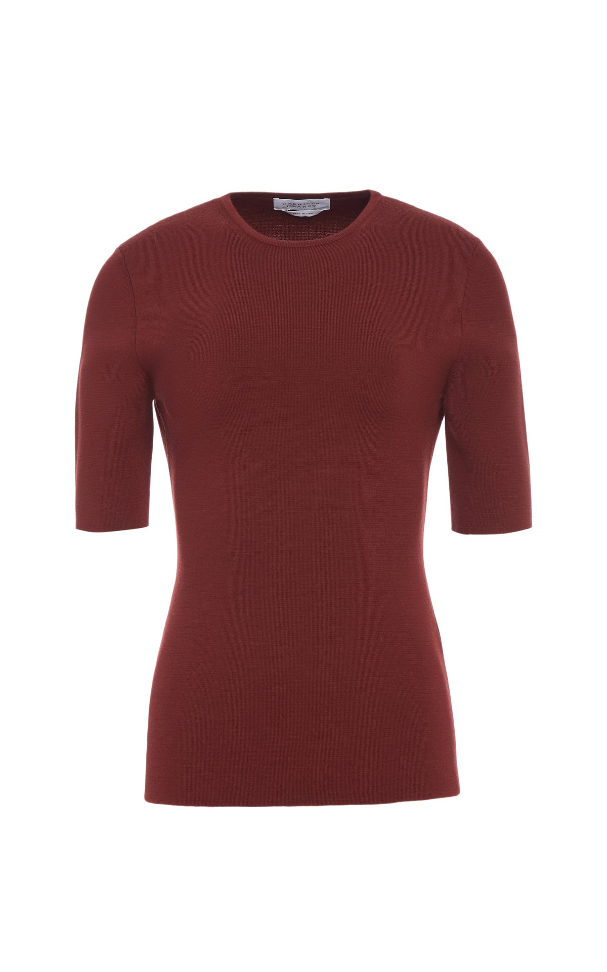 Burnt Sienna / Top Andrius en laine - Burnt Sienna