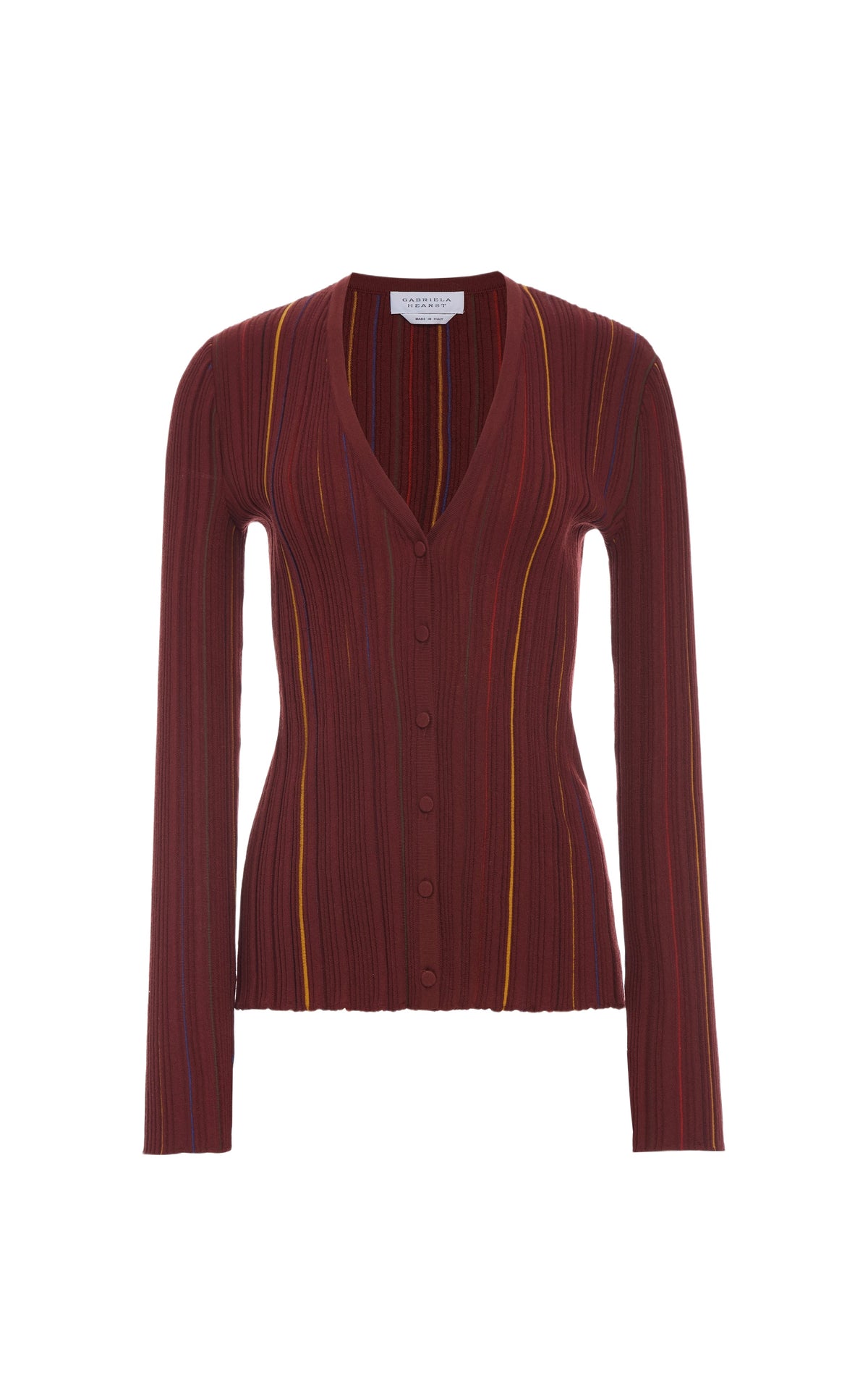 Burnt Sienna / Cardigan Barth en laine - Burnt Sienna