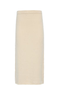Ivory / Jupe Dorcas en cachemire - Ivory