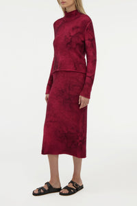 Daina Cropped Turtle en bordeaux whoa 1700